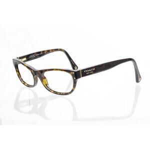 Coach HC 6034(Topaz) 5001(Dark Tortoise) 50-17-135 Eyeglasses FRAMES ONLY - GOOD